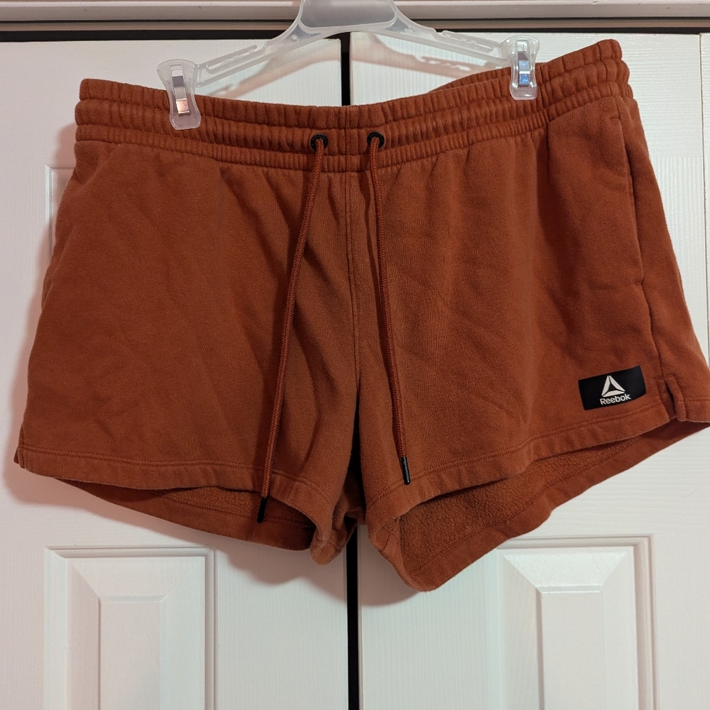 Reebok Burnt Orange Athletic Shorts